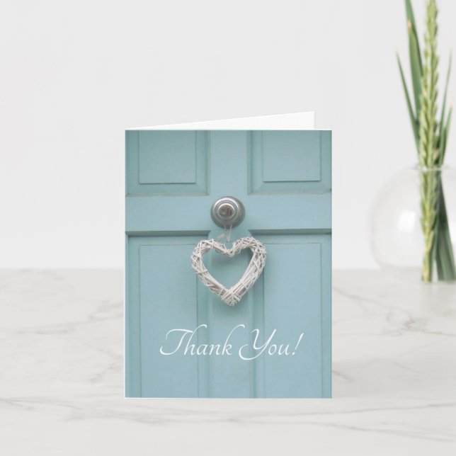 Heartfelt Thanks Thank You Card (Front)