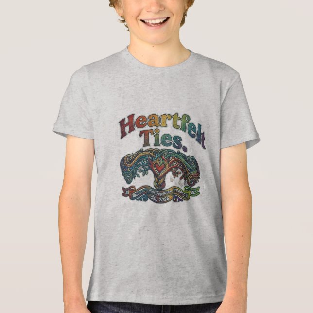 Heartfelt Ties Tri-Blend Shirt (Front)