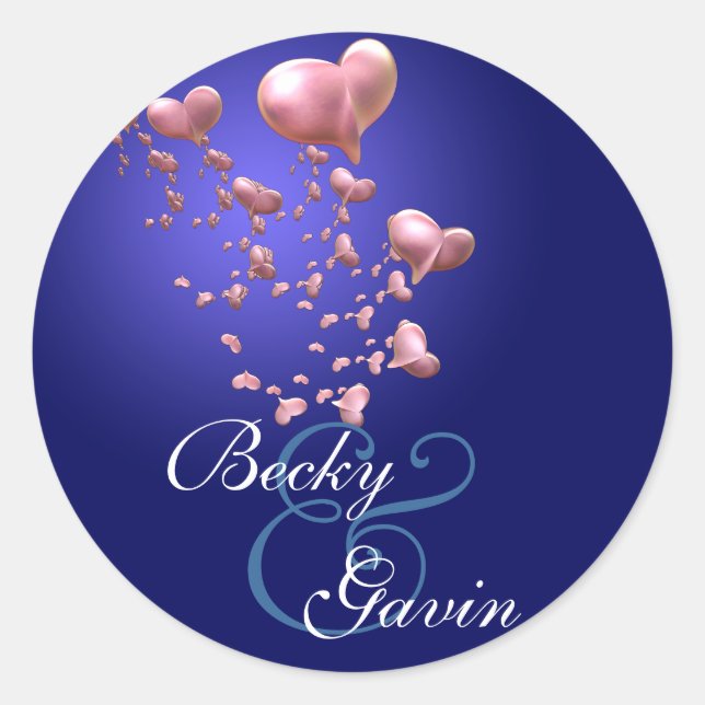 Heartfelt Wedding Sticker (Front)