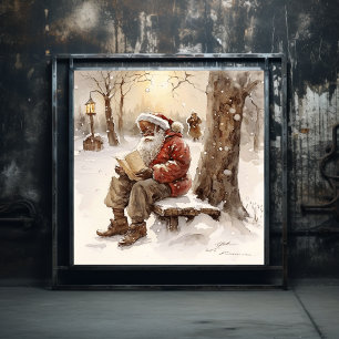  Heartfelt Wishes: African American Santa (2) Poster
