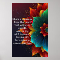 Heartfelt Words: A Personalised Gift of Love 