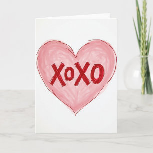 Heartfelt Xoxo Art Card
