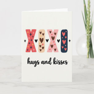 Heartfelt Xoxo Hugs Kisses Card