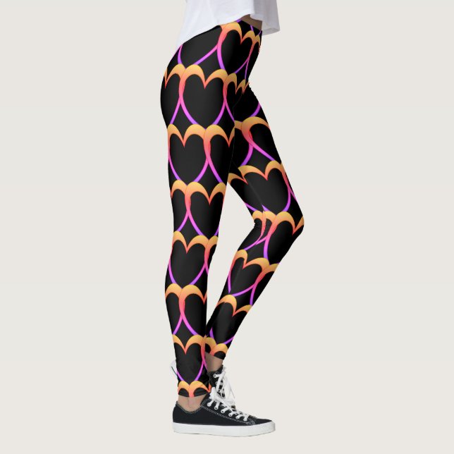 Heartful/Compression Fit Leggings (Right)