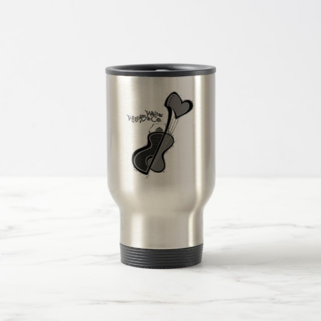 HeartGuitarLogoMug Travel Mug (Center)