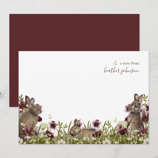 Hearthlight Notes Spring Soft Meadow Wildflower (Front/Back)