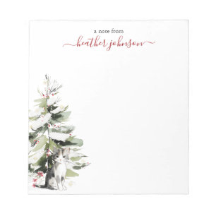 Hearthlight Notes Winter Cosy Kitten Personalised