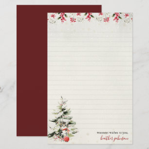 Hearthlight Notes Winter Cosy Kitten Personalised Stationery