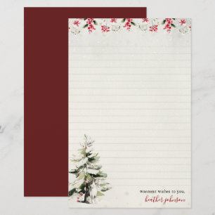 Hearthlight Notes Winter Cosy Kitten Personalised Stationery