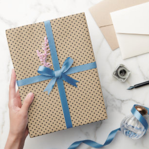 Hearthside Polka Dot (Solar Corona Light) Wrapping Paper
