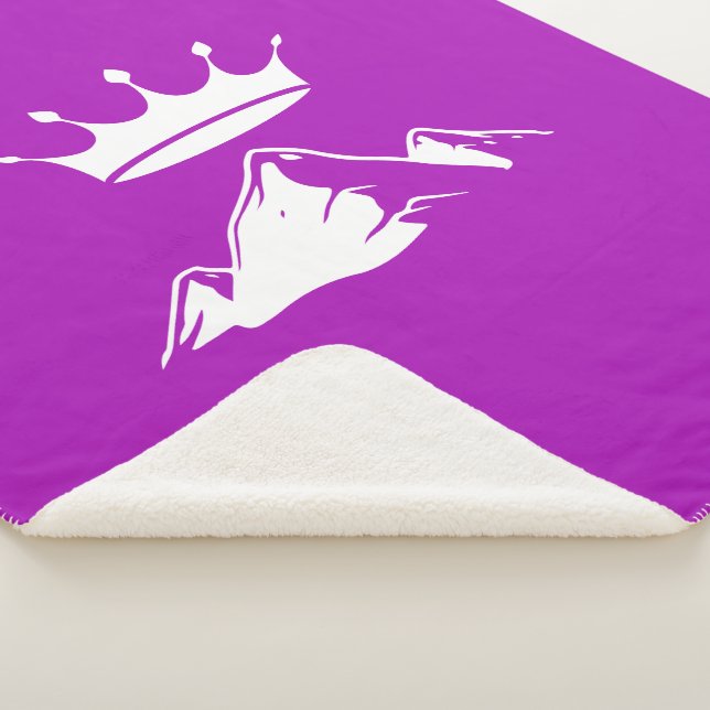 Hearthstone Flag - Small Sherpa Blanket (3/4)