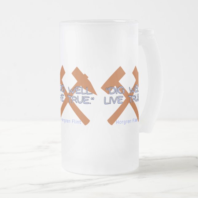 Hearthstone Saying - Frosted Glass Mug (Front Right)