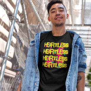 Heartless Graffiti Grunge T-Shirt