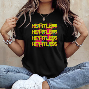 Heartless Urban Graffiti Grunge T-Shirt