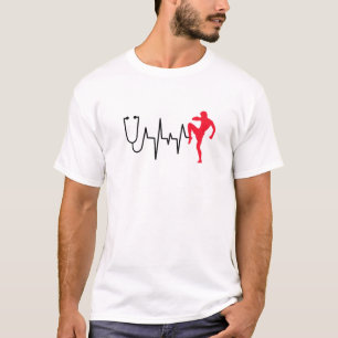 Heartline Sport Muay Thai Boxing Martial Art Heart T-Shirt