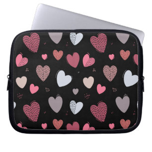 Hearts 2 laptop sleeve