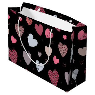 Hearts 2 large gift bag