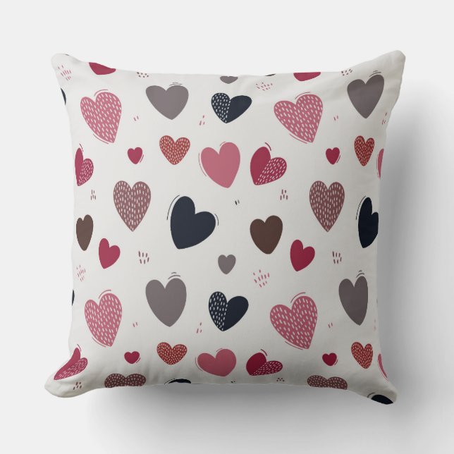 Hearts 3 cushion (Front)