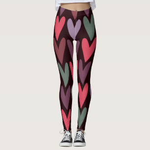 Hearts 6 leggings