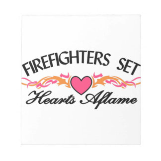 Hearts Aflame Notepad