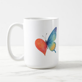 Heart's aflutter  coffee mug