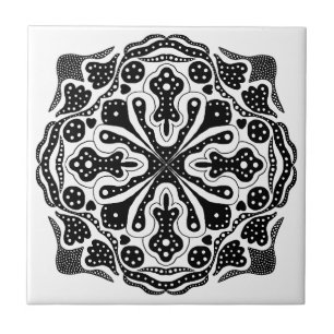 Hearts and Dots Tile