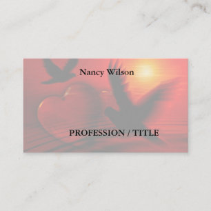 Hearts and Doves Business Card
