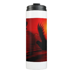 Hearts and Doves Thermal Tumbler