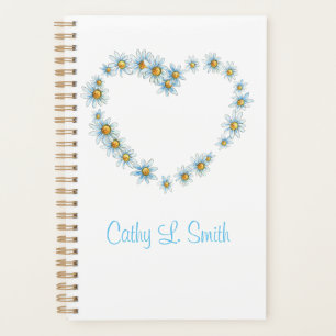 Hearts and Flowers Elegant Daily Planner