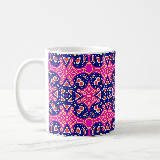 Hearts and Kisses Coffee Mug (Left)