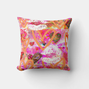 Hearts and Lips Cushion