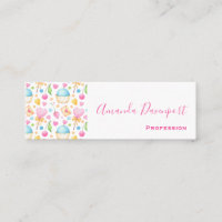 Hearts and Muffins Delightful Watercolor Pattern