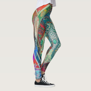Hearts and Paisley Leggings