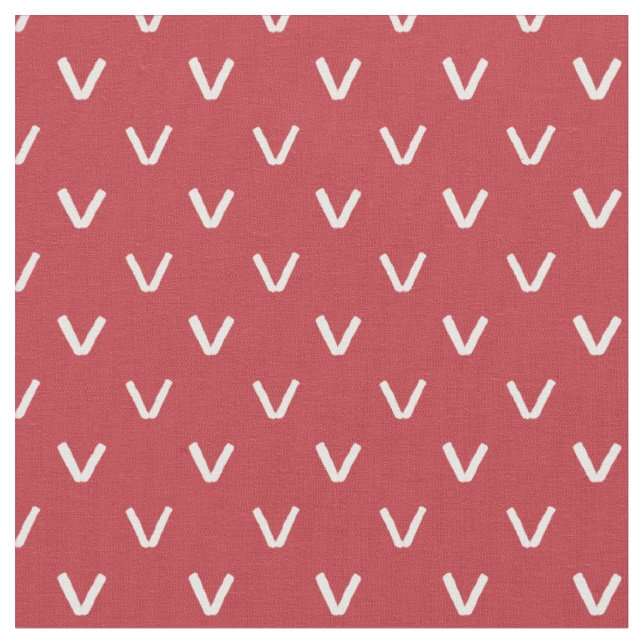 Hearts and Red Roses Faux Knitting Fabric (Close Up)