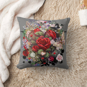 Hearts and Roses Cushion