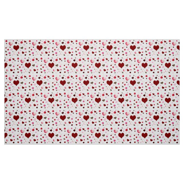 Hearts and Roses Fabric (Fat Quarter)