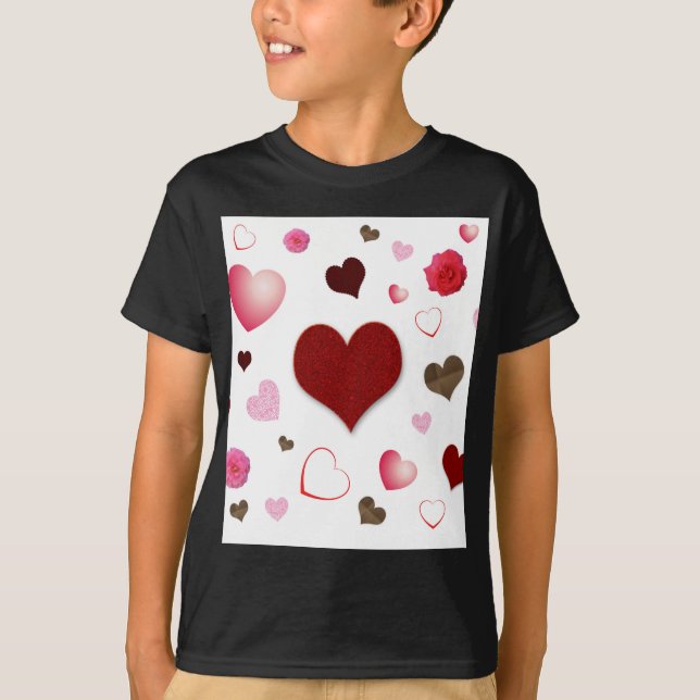 Hearts and Roses T-Shirt (Front)