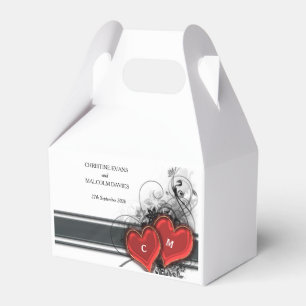 Hearts and Scrolls Favour Box