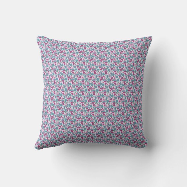 Hearts and Tullips Cushion (Back)