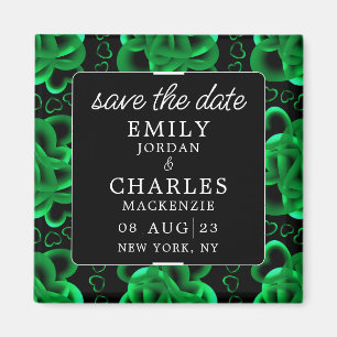 Hearts Aplenty Elegant Wedding Magnet
