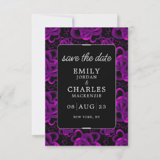 Hearts Aplenty Elegant Wedding Save The Date