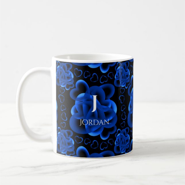 Hearts Aplenty Pattern Coffee Mug (Left)