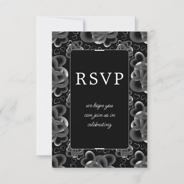 Hearts Aplenty RSVP Card (Front)