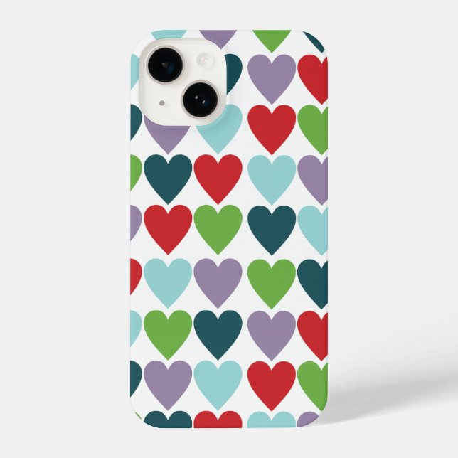 Hearts are given iPhone case (Back)