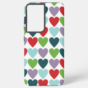 Hearts are given samsung galaxy case