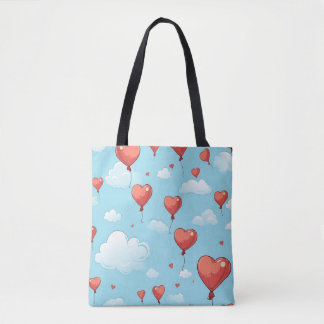 Hearts Ascend Tote Bag