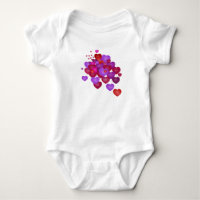 Hearts Baby Bodysuit