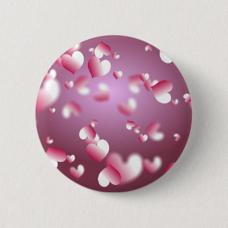 Hearts Background 6 Cm Round Badge
