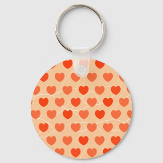 Hearts background, keychain
