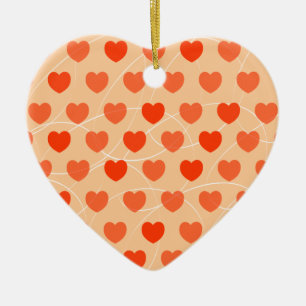 Hearts background, ornament